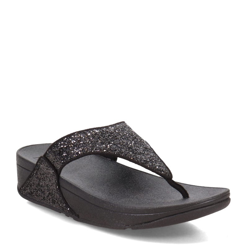 FitFlop صندل فيت فلوب النسائي لولو بلمعان، أسود لامع، 10 - Image 1